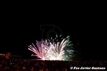 Los fuegos de Melenara 2018 (Foto Francisco Santana Ravelo)